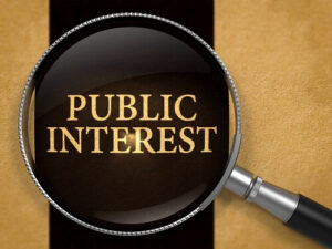 Public interest words under magnifying glass